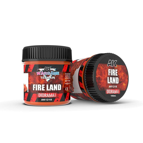 AK Interactive - Terrains - Fire Land 100 ml - Gap Games