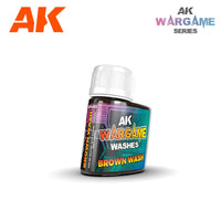 AK Interactive Washes - Brown Wash 35ml - Gap Games