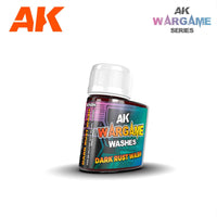 AK Interactive Washes - Dark Rust Wash 35ml - Gap Games