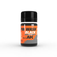 AK Interactive - Weathering - Black Pin Wash 35ml - Gap Games