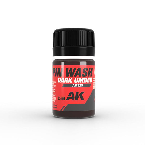 AK Interactive - Weathering - Dark Umber Pin Wash 35ml - Gap Games