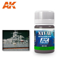 AK Interactive - Weathering Products - Grey Wash for Kriegsmarine Ships 35ml - Gap Games