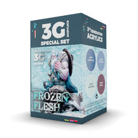 Ak Interactive - 3 Gen Acrylics - Wargame Set. Frozen Flesh.