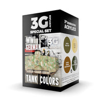 Ak Interactive - 3 Gen Acrylics - Wwi German Tank Colors