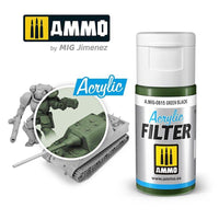 Ammo by MIG Acrylic Filter Green Black - Gap Games