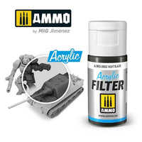 Ammo by MIG Acrylic Filter Night Black - Gap Games