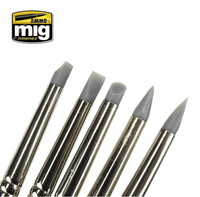 Ammo by MIG Brushes Rubber Brush Set - Gap Games