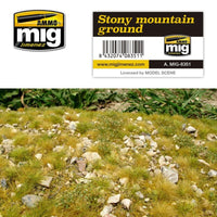 Ammo by MIG Dioramas - Grass Mats - Stony Mountain Ground - Gap Games