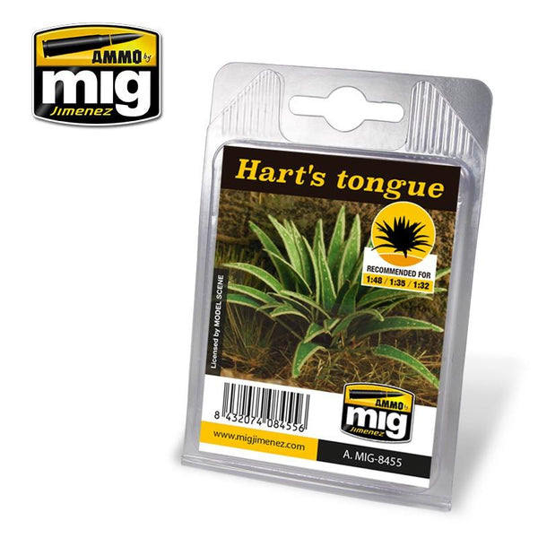 Ammo by MIG Dioramas - Laser Cut Plants - Hart's Tongue - Gap Games