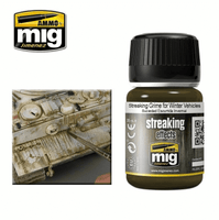 Ammo by MIG Enamel Streaking Effects Streaking Grime for Winter Vehicles 35ml - Gap Games