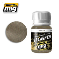 Ammo by MIG Enamel Textures Turned Dirt 35ml - Gap Games