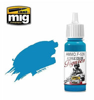 Ammo by MIG Figures Paints Cyan 17ml - Gap Games