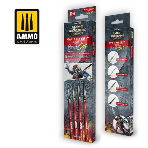 Ammo Wargaming Universe-Marta Kolinsky Figures Brush Set - Gap Games