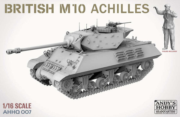 Andy's Hobby HQ 1/16 British Achilles M10 IIc Tank Destroyer Plastic Model Kit - Gap Games