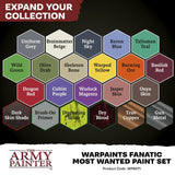 Army Painter Warpaints Fanatic - Most Wanted Paint Set - Gap Games