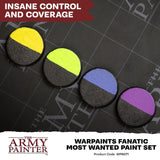 Army Painter Warpaints Fanatic - Most Wanted Paint Set - Gap Games