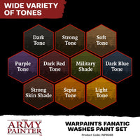 Army Painter - Warpaints Fanatic - Washes Paint Set - Pre-Order - Gap Games