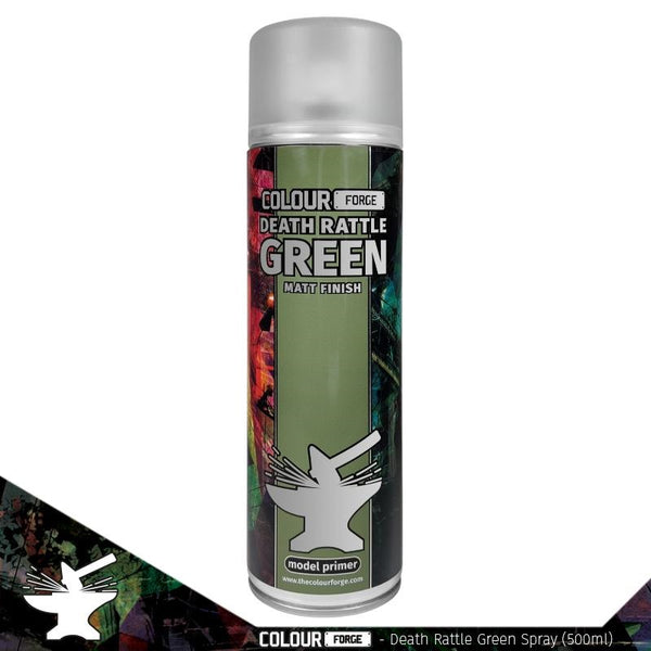 Colour Forge - Aerosol Spray Primer - Death Rattle Green 500ml