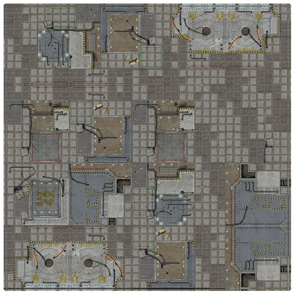 Battle Systems - Sci-Fi - Add-Ons - Frontier Sci-fi Gaming Mat 3x3 - Gap Games