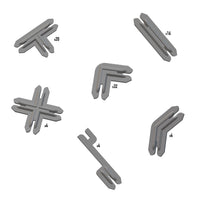 Battle Systems - Sci-Fi - Add-Ons - Plastic Terrain Clips - Grey - Gap Games