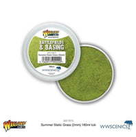 Battlefields & Basing - Summer 2mm Static Grass (180ml) - Gap Games