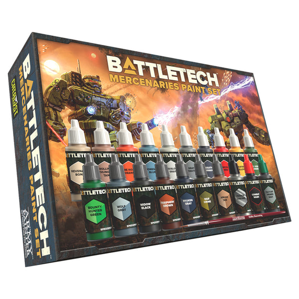 Battletech Mercenaries Paint Set