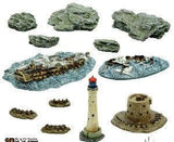 Black Seas - Scenery Pack - Gap Games