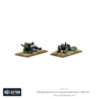 Blitzkrieg German 5cm Granatenwerfer team (1939-42) - Gap Games