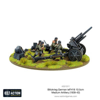 Blitzkrieg German leFH 18 10.5cm medium artillery (1939-42) - Gap Games