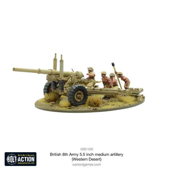 Bolt Action: British 8th Army 5.5 Inch Medium Artillery (Western Desert) - Gap Games