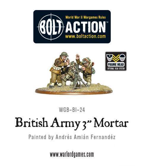 Bolt Action: British Army 3" Mortar Team - Gap Games