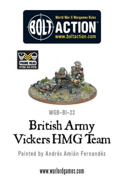 Bolt Action: British Army Vickers MMG Team - Gap Games