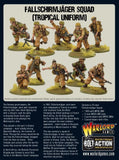 Bolt Action - Fallschirmjager squad (tropical Uniform) - Gap Games