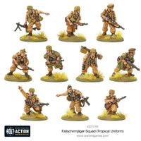 Bolt Action - Fallschirmjager squad (tropical Uniform) - Gap Games