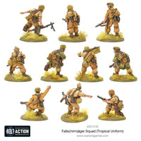 Bolt Action - Fallschirmjager squad (tropical Uniform) - Gap Games