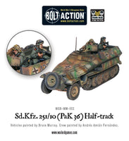 Bolt Action - Sd.Kfz 251/10 half-track (3.7cm PaK) plastic boxed set - Gap Games