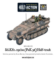 Bolt Action - Sd.Kfz 251/10 half-track (3.7cm PaK) plastic boxed set - Gap Games