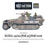 Bolt Action - Sd.Kfz 251/10 half-track (3.7cm PaK) plastic boxed set - Gap Games