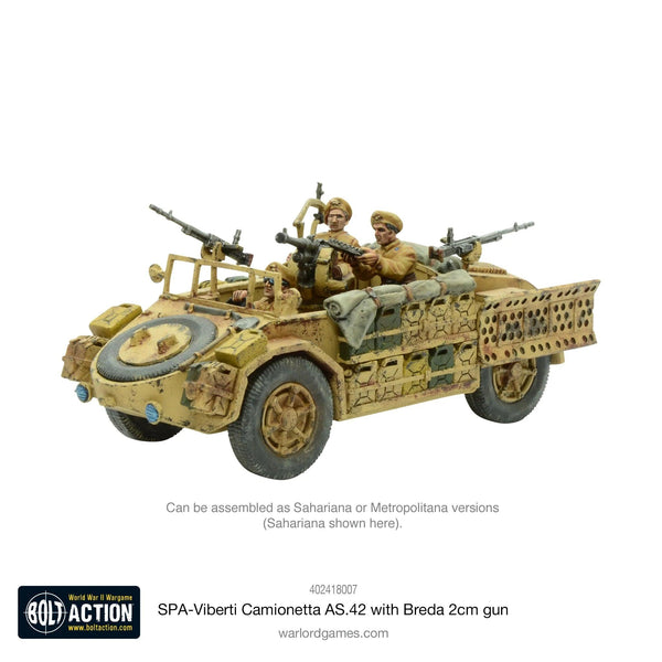 Bolt Action: SPA-Viberti Camionetta AS. 42 With Breda 2cm Gun - Gap Games