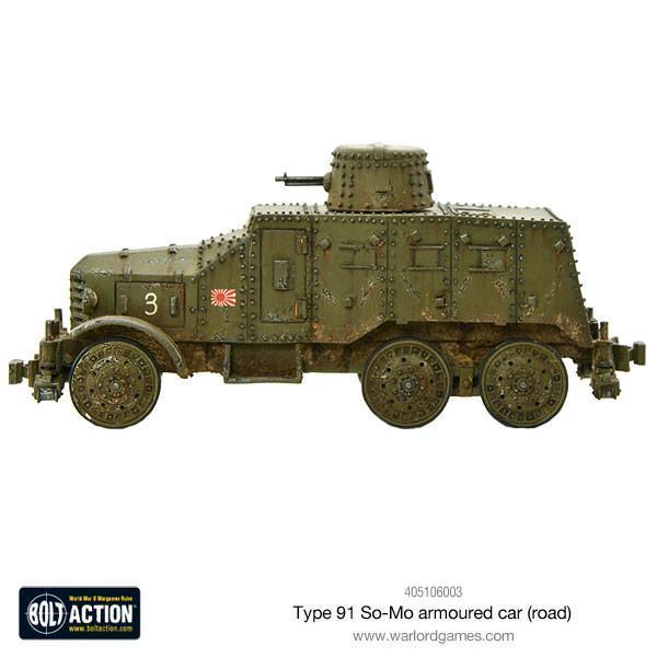 Bolt Action - Type 91 So-Mo Armoured Car (Road) - Gap Games