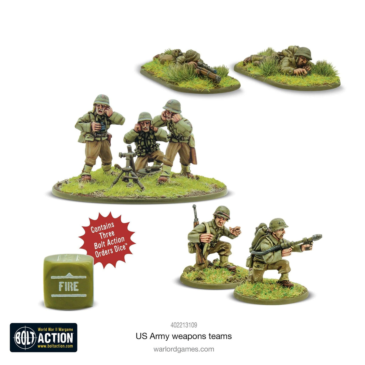 Bolt Action - US Army Weapons Teams – Gap Games