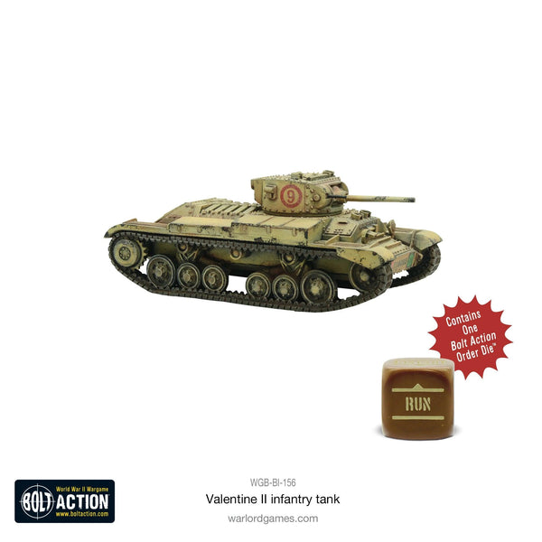 Bolt Action - Valentine II Infantry Tank - Gap Games