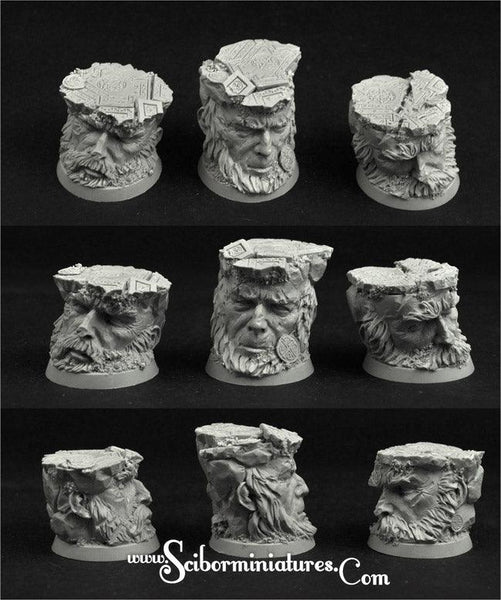 Celtic Ruins 32mm round bases set1 (3) - Gap Games