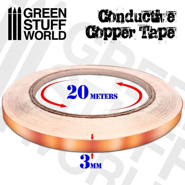 Conductive Copper Tape - 3mm x 20metres - Gap Games