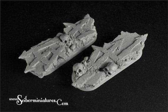 Crused Earth 25mm/65mm round bases (2) - Gap Games