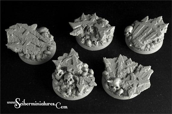 Cursed Earth 40 mm round bases set 1 (2) - Gap Games