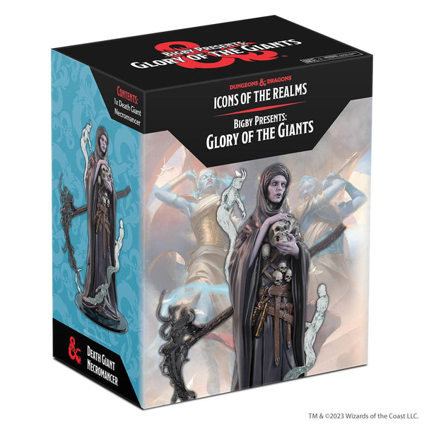 D&D Icons of the Realms Bigby Presents Glory of the Giants Death Giant Necromancer Boxed Miniature - Gap Games