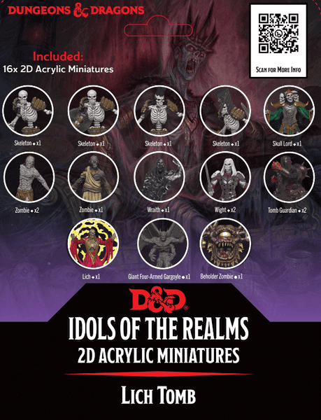 D&D Idols of the Realms Lich Tomb 2D Set - Gap Games