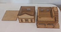 Dark Castle Terrain - Old West 2 Storey Building - Gap Games