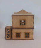 Dark Castle Terrain - Old West 2 Storey Building - Gap Games